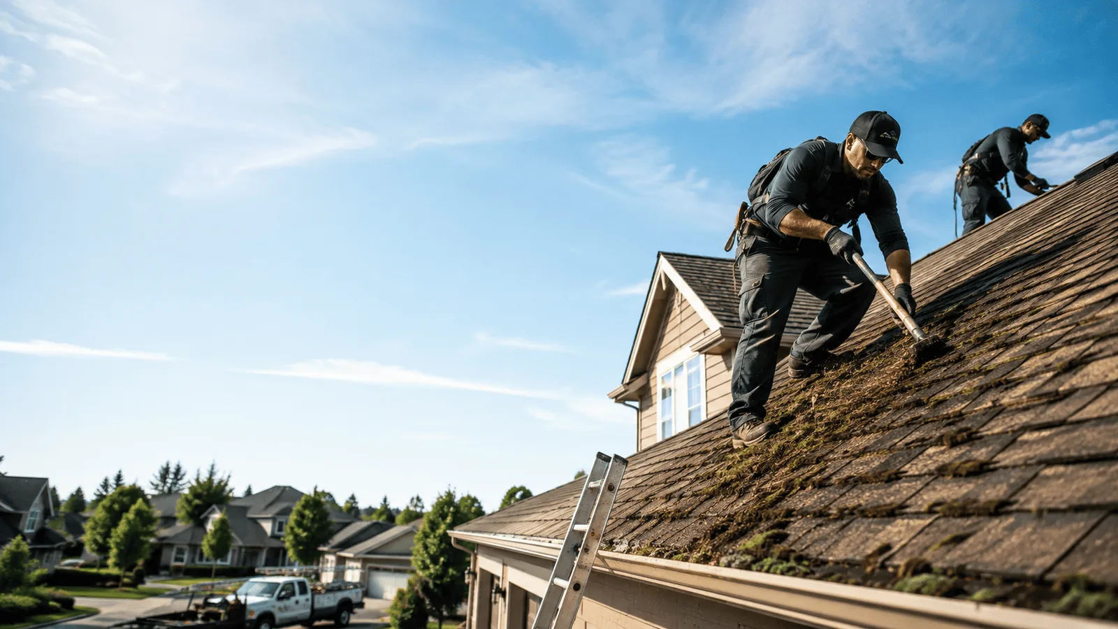 Roof Moss Removal in Lockport, NY near me